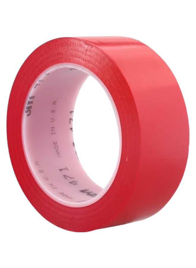 3M 3M 471Pvc Marking Tape, Line Marking, Warning Mark, 5S Management, Floor Workshop Wear-Resistant, Waterproof, No Residue, Red, 50Mm Wide - Image 2