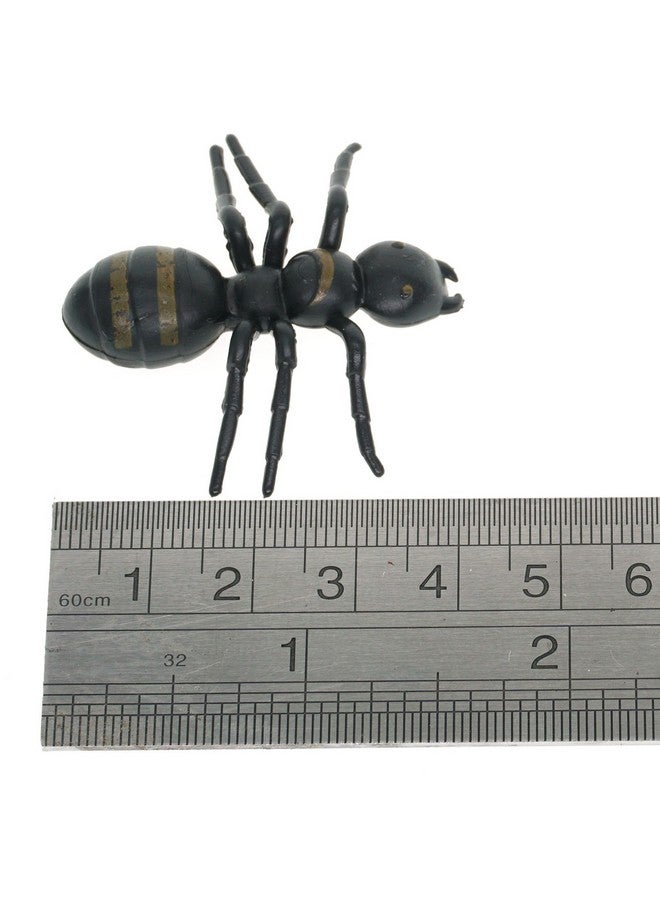 Cooplay 30Pcs Fake Ant Giantants Queen Black Plastic Mock Reptile Insects Joke Toys Prank Scary Trick Tricky Brains For Halloween Party - Image 3