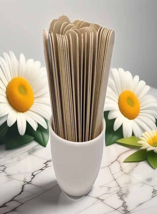 Borogo 150Piece Waxing Sticks for Hair Removal - Borogo 6'' Premium Splinter-Free Wooden Wax Sticks for Waxing, Wax Stick for Body and Face Waxing - Image 4