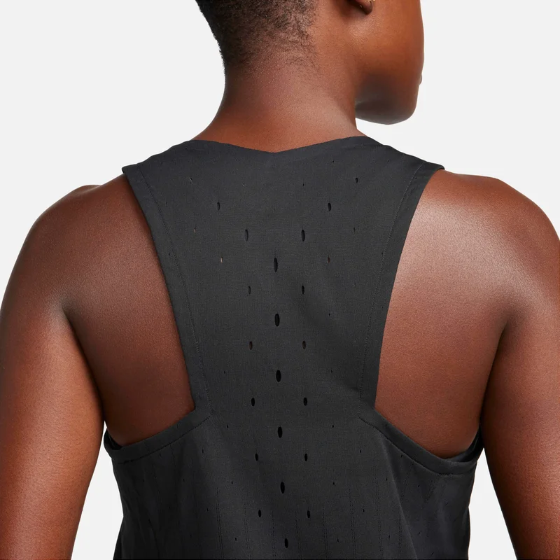 Nike Black Women's AeroSwift Dri-FIT ADV Running Vest for Women | Best Price UAE