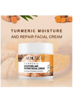 AuQuest 50ml Turmeric Moisturize & Repair Face Cream Organic Turmeric Moisturizer Face Cream Dark Spot Corrector Acne Treatment Pore Minimizer Cream for All Skin Types  - Image 5