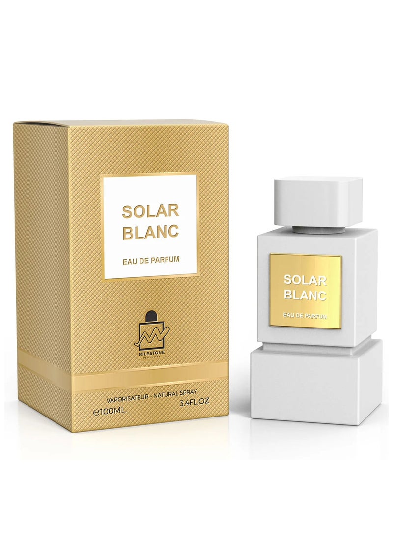 Milestone Solar Blanc Eau De Parfum For Unisex - 100 ML - Image 1