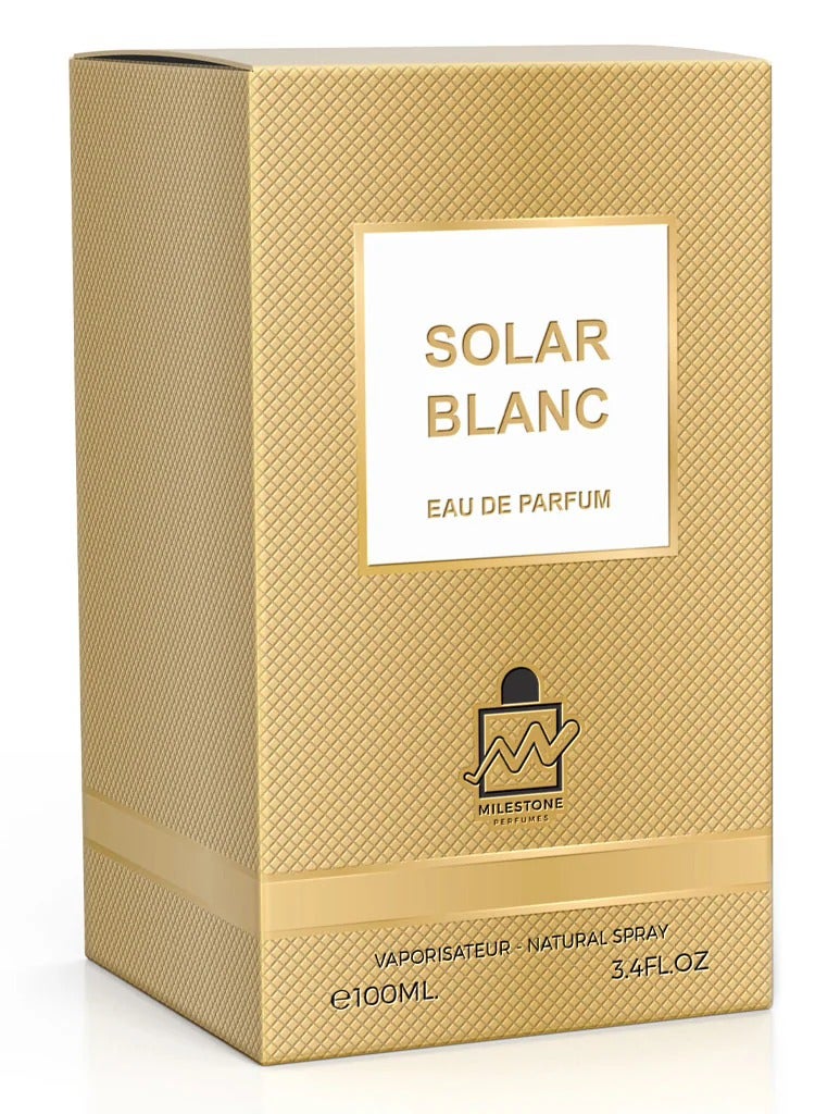 Milestone Solar Blanc Eau De Parfum For Unisex - 100 ML - Image 2
