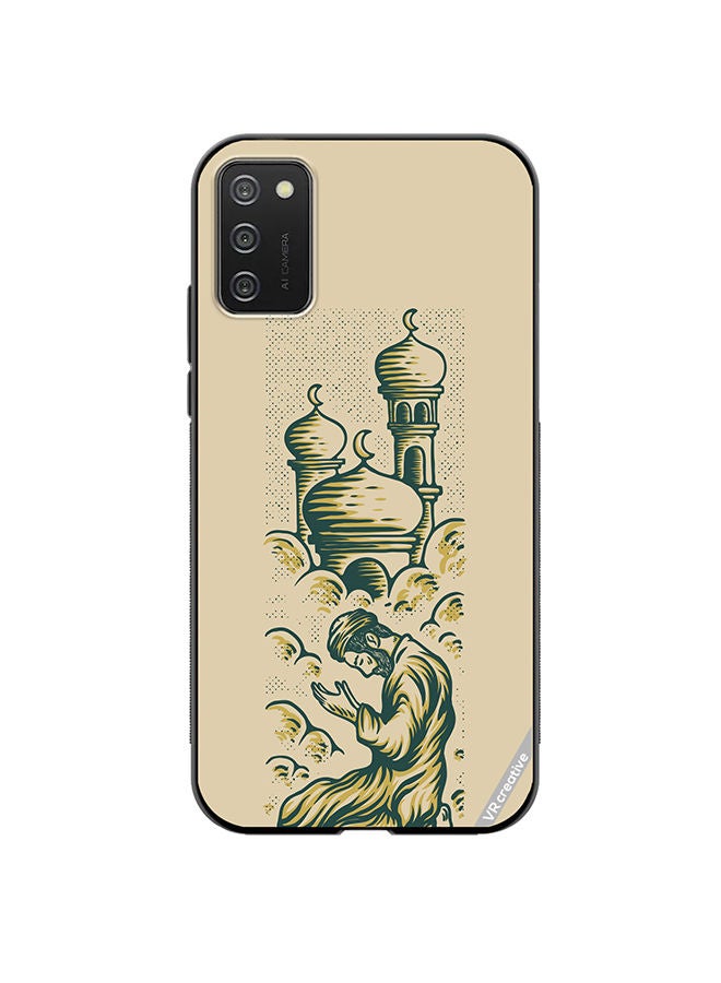 VR CREATIVE Protective Case Cover For Samsung Galaxy A02s Prayer Design Multicolour - Image 1