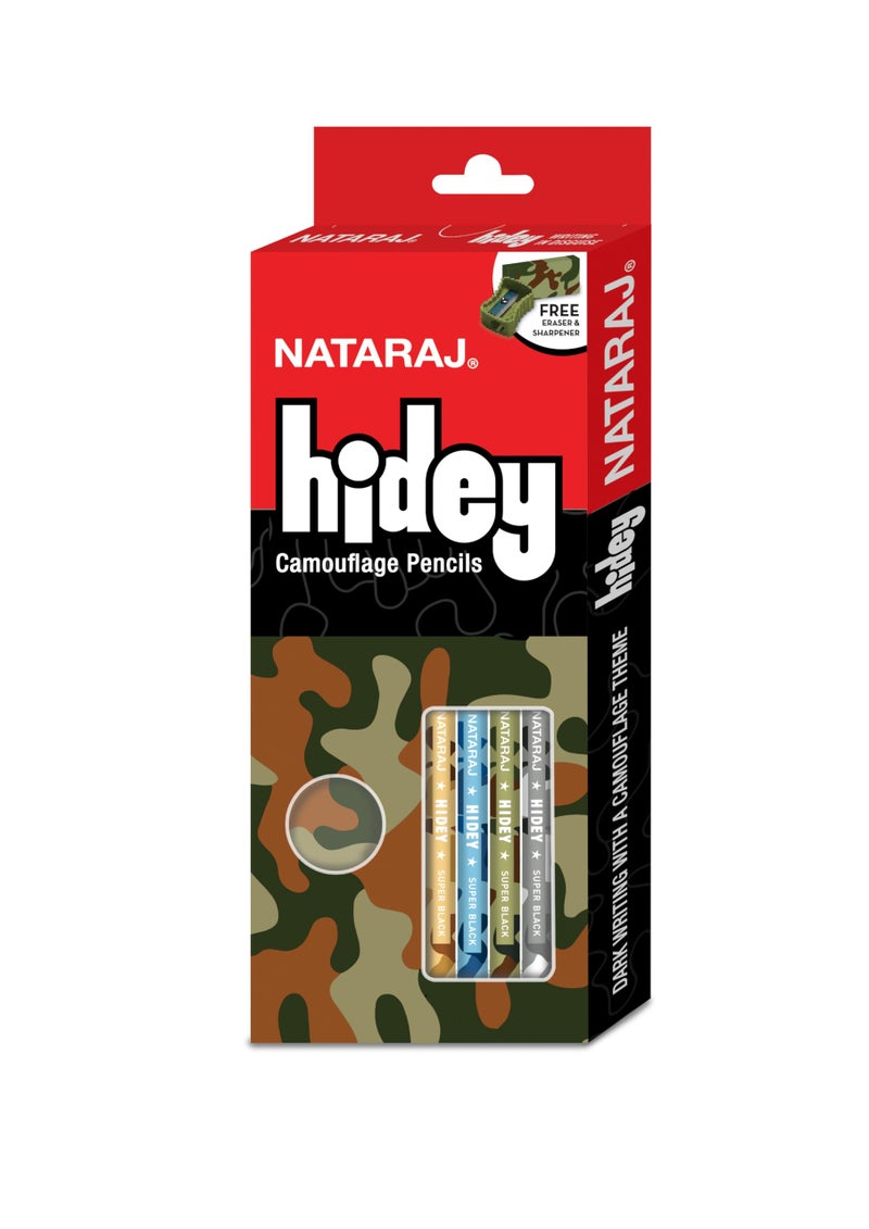 Nataraj Hidey Camouflage Pencil Camouflage, Pack of 10 x 3-3 pack - Image 3