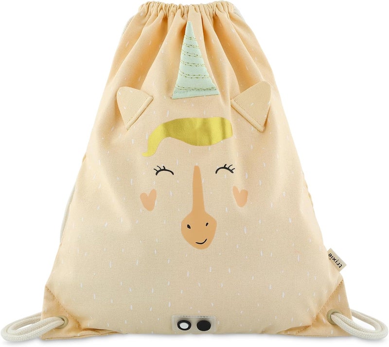 Trixie Mrs. Unicorn Cloth Sack - Drawstring Backpack for Kids - Image 1