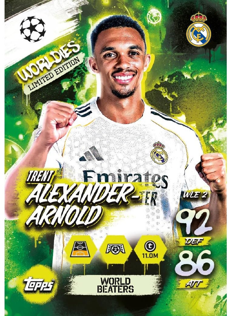 توبس لعبة بطاقات التداول والتحصيل Topps UCC Match Attax 2025/26 (حزمة علب التعزيز) - Image 4