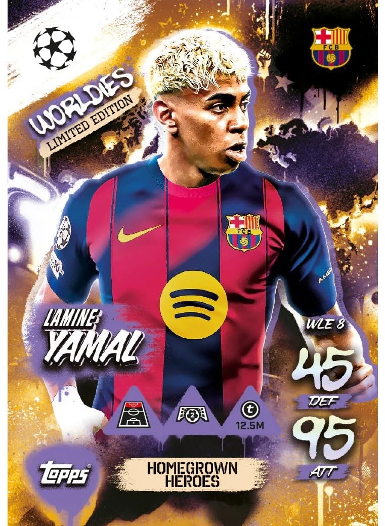 توبس لعبة بطاقات التداول والتحصيل Topps UCC Match Attax 2025/26 (حزمة علب التعزيز) - Image 2