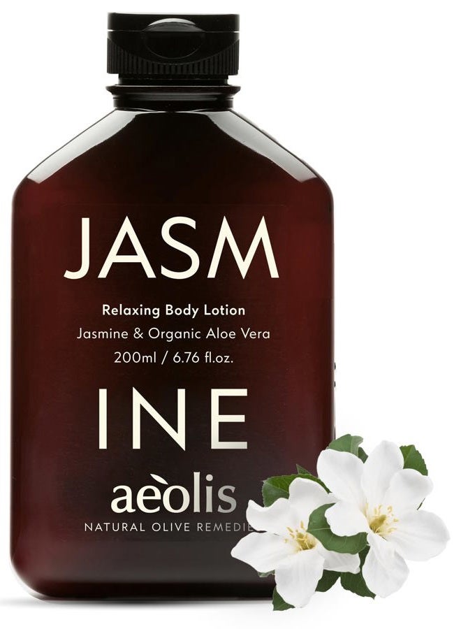 AEÒLIS Aeolis Organic Natural Hyaluronic Acid Hydrating Daily Moisturizer Body Lotion with Jasmine & Aloe Vera (250ml) - Image 1
