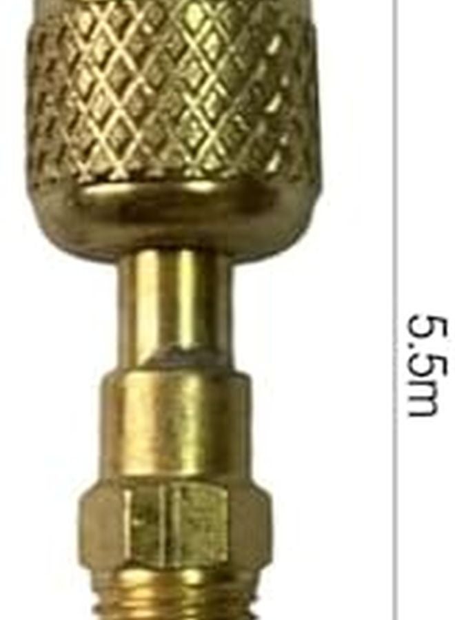 محول براسي بفتحة لولبية يسارية 1/4 SAE LH لمضخات التفريغ R32 R454B ومقاييس المشعب - Image 5