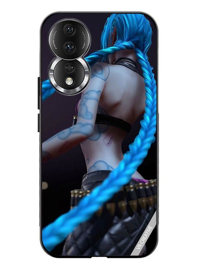 VR CREATIVE Protective Case Cover For Honor 80 Jinx League Of Legends Design Multicolour - Image 1