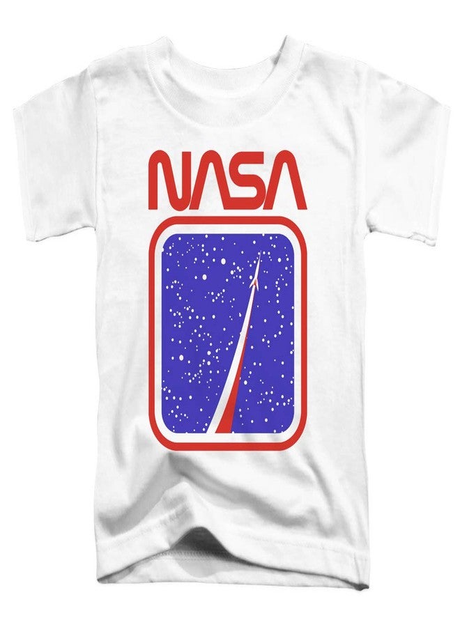 Trevco NASA to The Stars Unisex Toddler T Shirt for Boys and Girls, Small (2T) White - Image 1