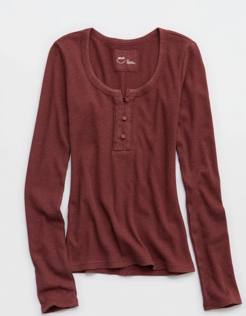 Aerie  Aerie Essential Layering T-Shirt for Women | Best Price UAE