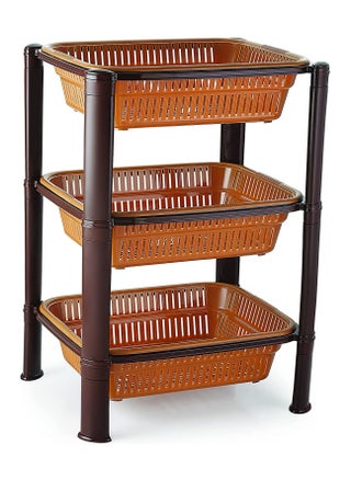 Kitchen Adjustable Storage Stand Rack Plastic 3 Steps Multicolor 3-Tier Fruit Tower For Kitchen - pzsku/ZBF609ECC2FABA9929275Z/45/_/1678266107/f0c5360f-9ae7-4ae2-ab86-5fcf6ea8afc8