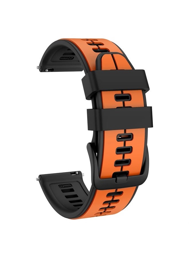 ISABAKE Quick Release Silicone Band 22mm Replacement for Garmin Vivoactive 4,Garmin Venu 2, Samsung Gear S3 Frontier, Galaxy Watch 46mm/Watch 3 45mm, Fossil Gen 5, Amazfit GTR 2, 2e,Ticwatch Pro 3 - Image 1