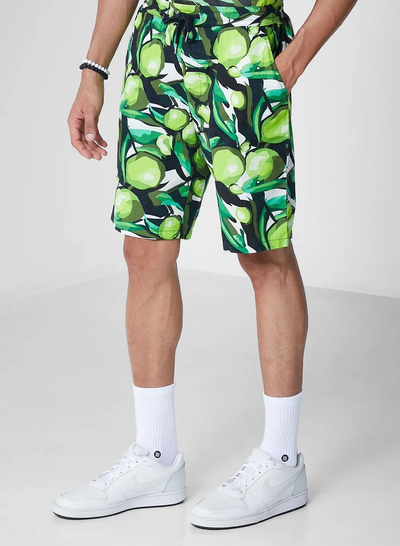 Koovs Koovs Resort Print Short