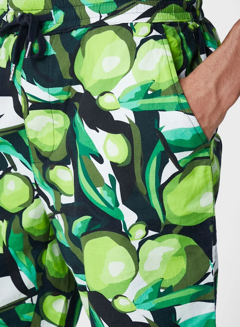 Koovs Koovs Resort Print Short