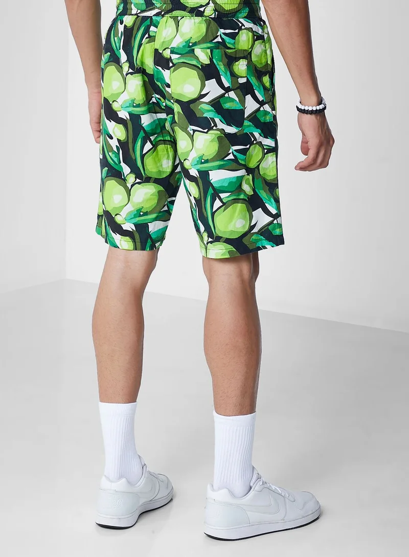 Koovs Koovs Resort Print Short