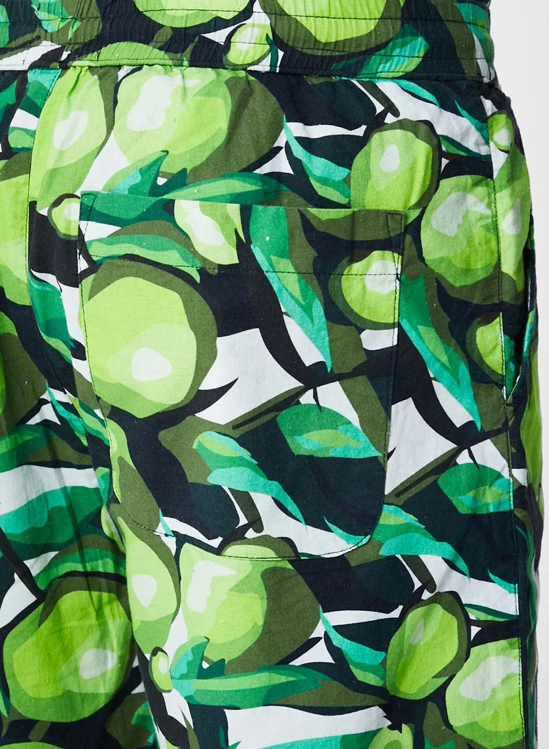 Koovs Koovs Resort Print Short