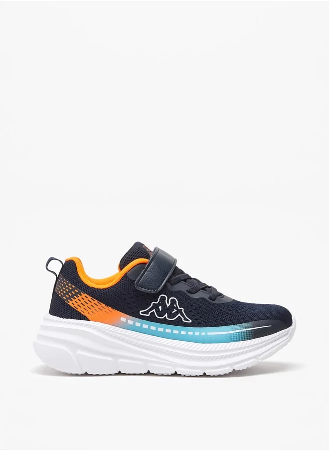 كابا Boys' Printed Sports Shoes with Hook and Loop Closure