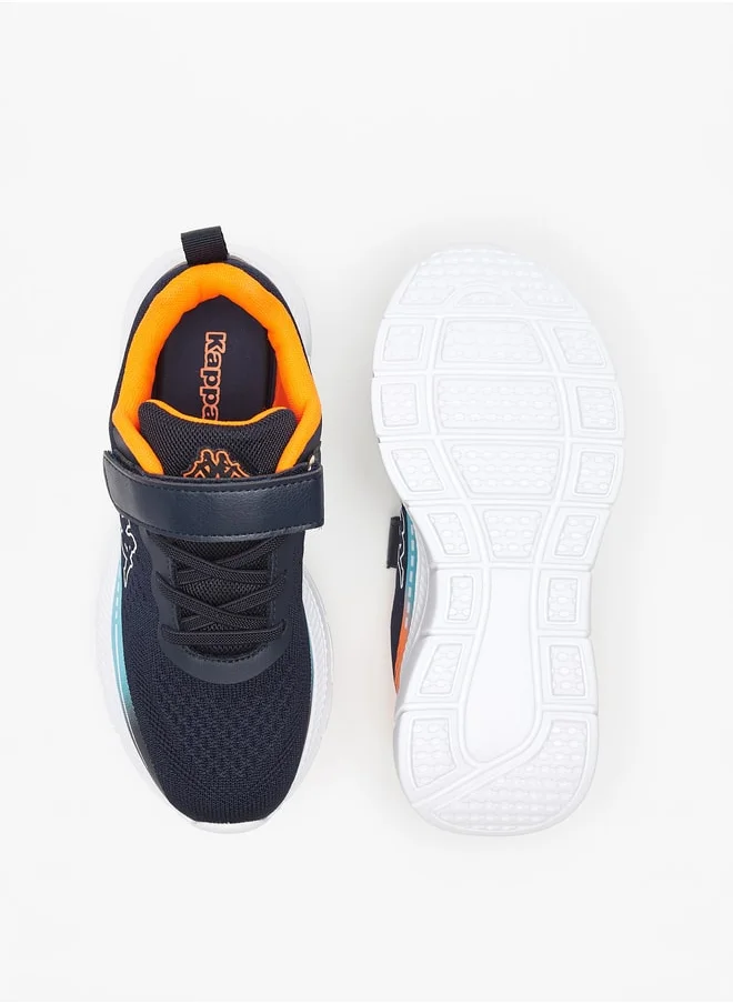 كابا Boys' Printed Sports Shoes with Hook and Loop Closure