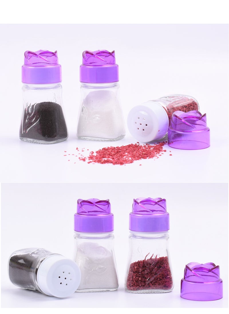 Sarina 6-Piece Salt And Pepper Shakers Set Clear/Purple 6 x 100ml  - Image 2