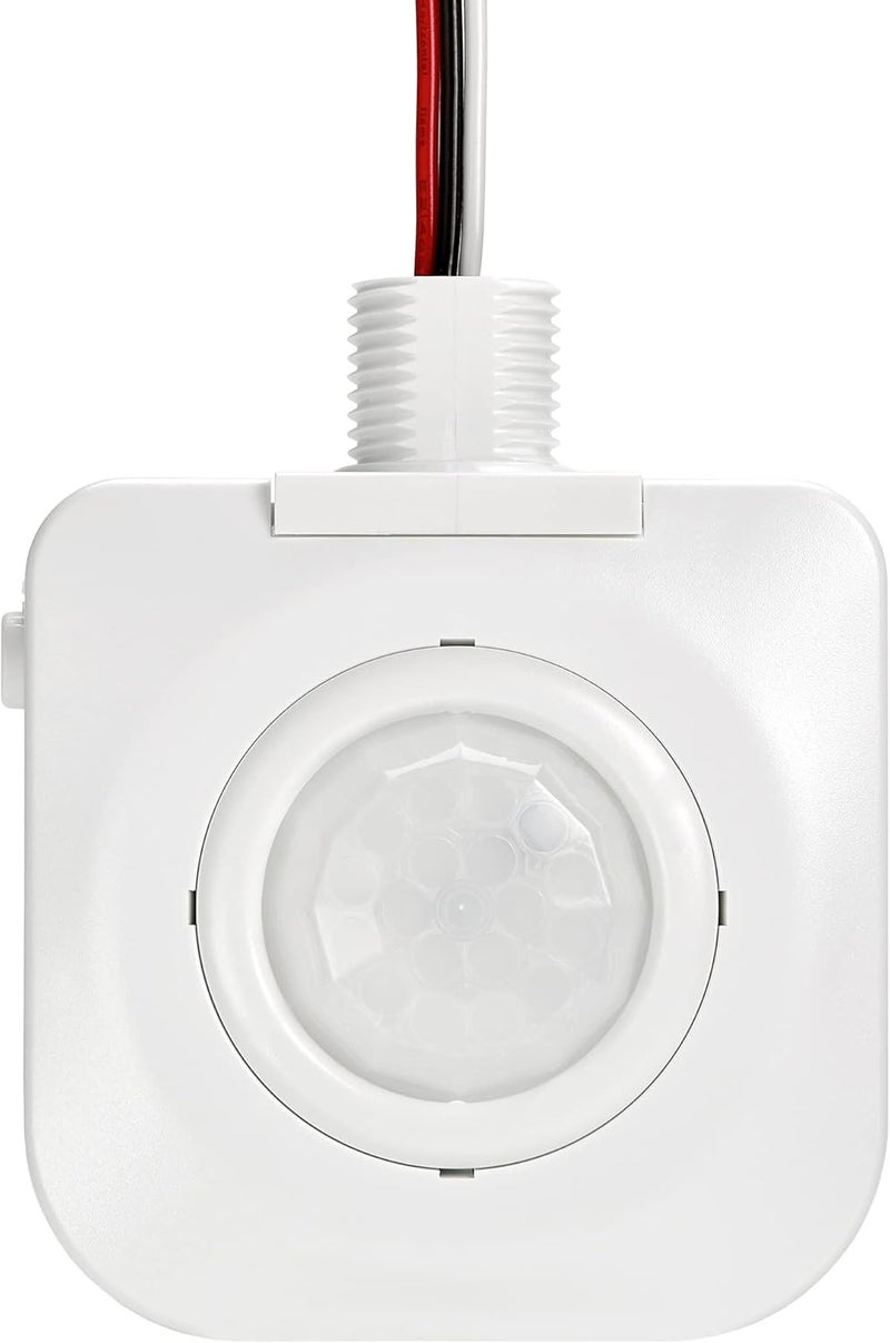 Maxxima High Bay Fixture Mount - 360 Degree PIR Occupancy Sensor, Hard Wired Indoor Motion Sensor, Automatic Commercial or Residential Lighting Solution, Max Height 30 Ft, 120-277V - Image 1