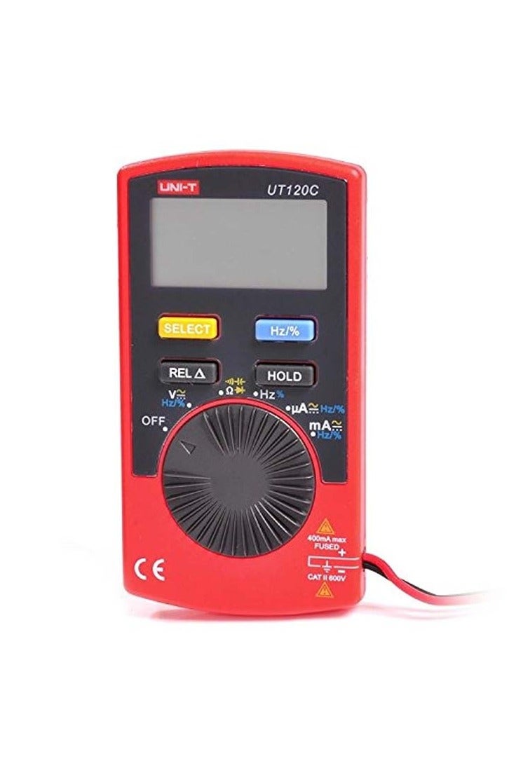 UniT UNI-T UT120C Pocket Size Digital Multimeter AC/DC Current Test Function REL Relative Measurement - Image 1