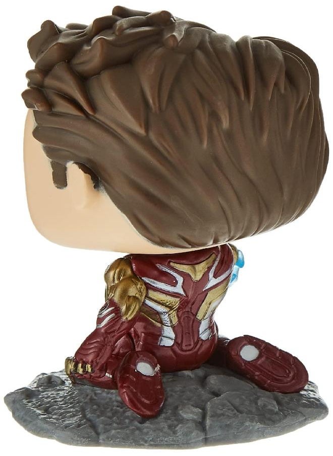 Funko - Funko Pop! Avengers Endgame: I Am Iron Man Glow-in-The-Dark Deluxe Vinyl Figure, Multicolored - Image 1