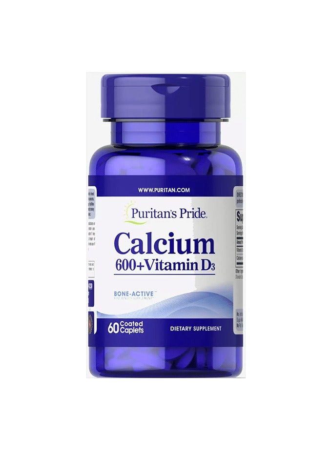 بوريتانز برايد PP Calcium 600mg + Vitamin D - 60 Tablets - Image 1
