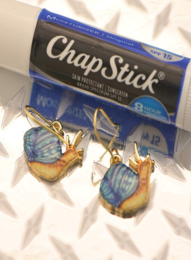 Spinningdaisy Lovely Dangling Animal Earrings | For Animal Lovers (Snail Blue) - Image 2