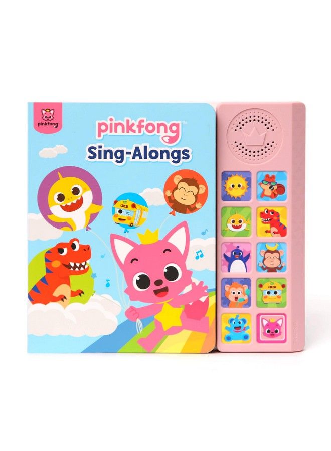 Pinkfong Sing Alongs 10 Button Sound Book ; Baby Shark Toys ; Learning & Education Toys ; Interactive Baby Books For Toddlers 1 3 ; Gifts For Boys & Girls - Image 1