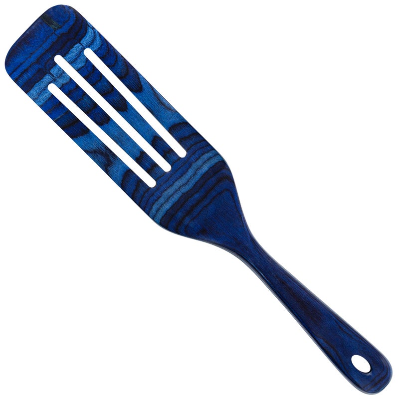 Baltique Malta Collection 13 Wooden Spurtle Spatula  Colorful Birch Wood Cooking Utensil Nonstick Safe Versatile Stirring  Serving Tool