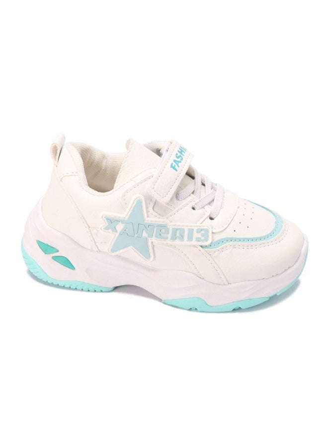 Grinta Kids Shoes - White<.Blue - Image 1