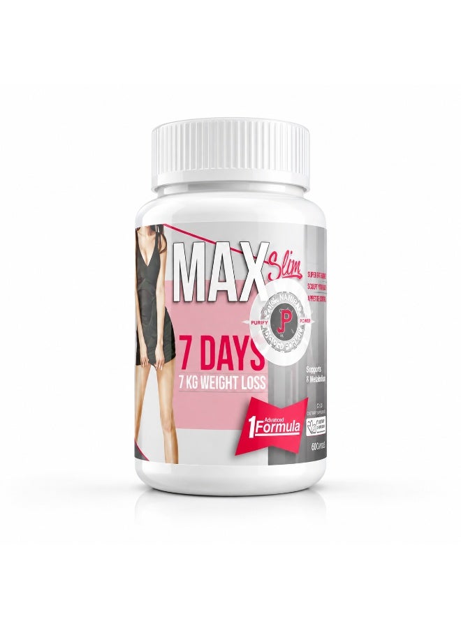 MAX Slim Dietary Supplement Capsules | 60 Capsules - Image 2