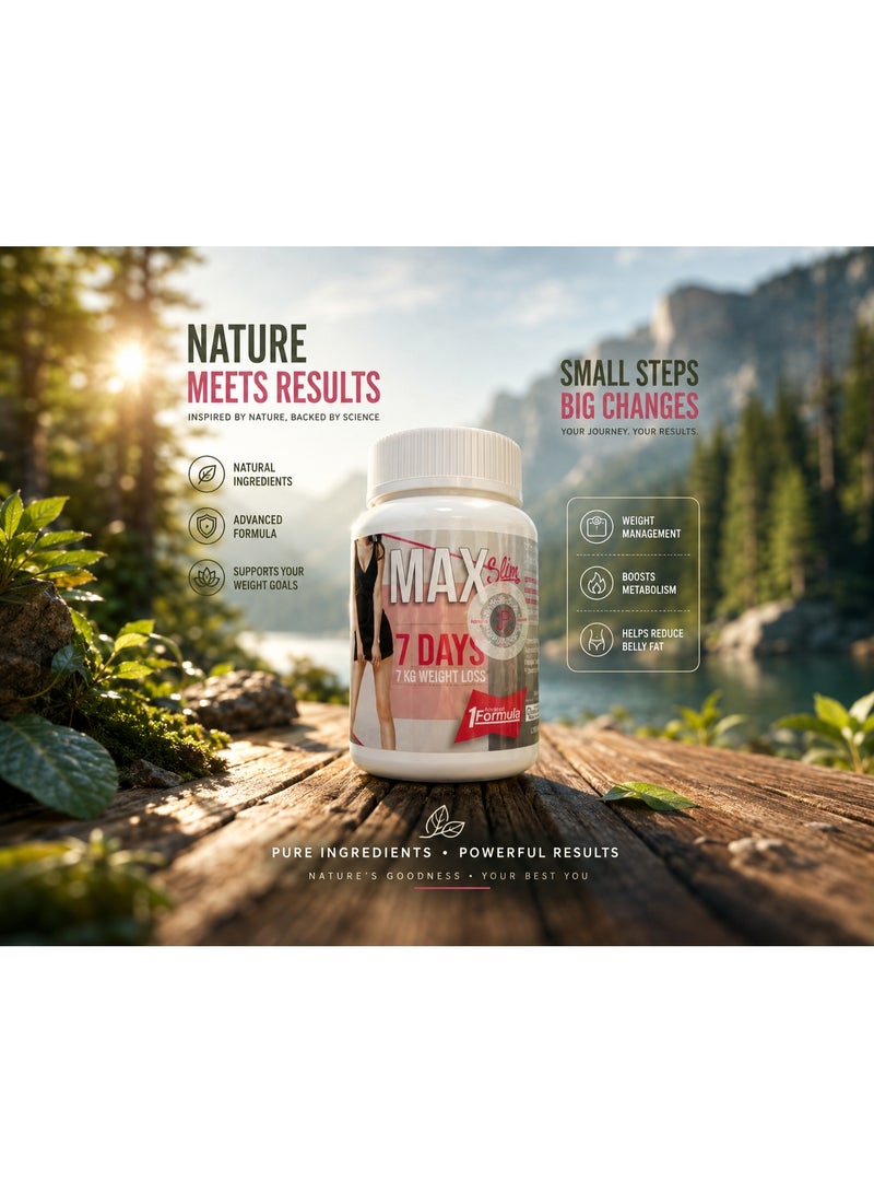 MAX Slim Dietary Supplement Capsules | 60 Capsules - Image 4