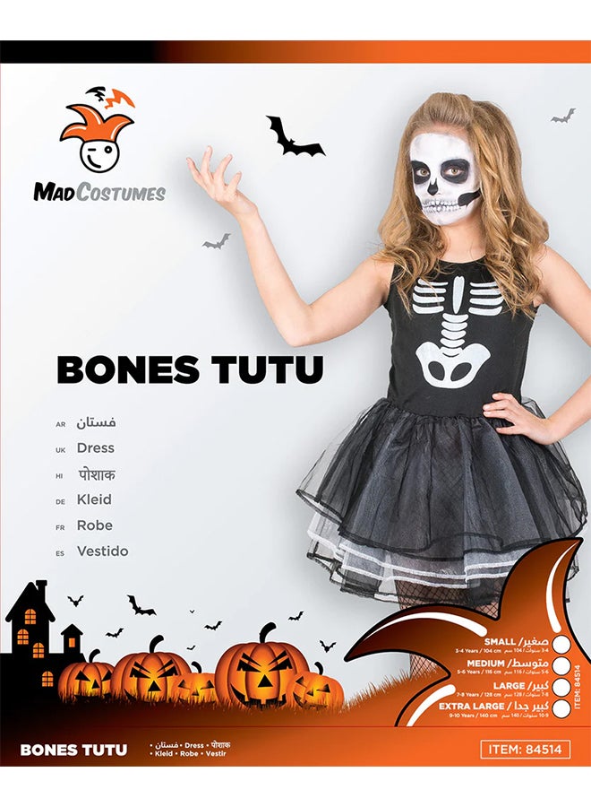 Mad Costumes Bones Tutu Kids Costume 9-10 Years - Image 4