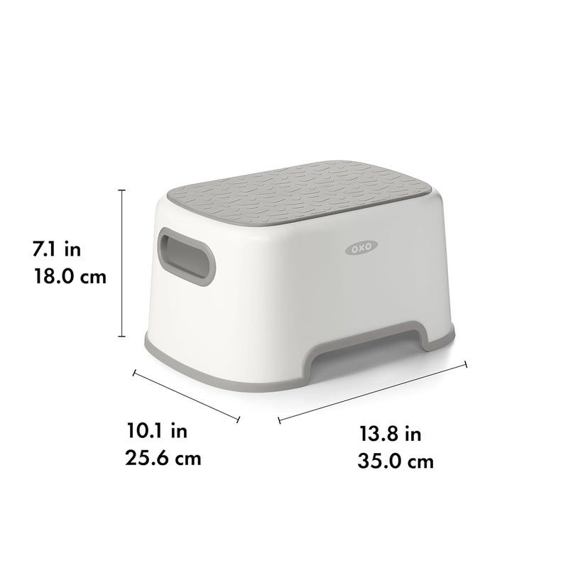 OXO Tot Step Stool Gray 7 Inch Pack of 1 - Image 2
