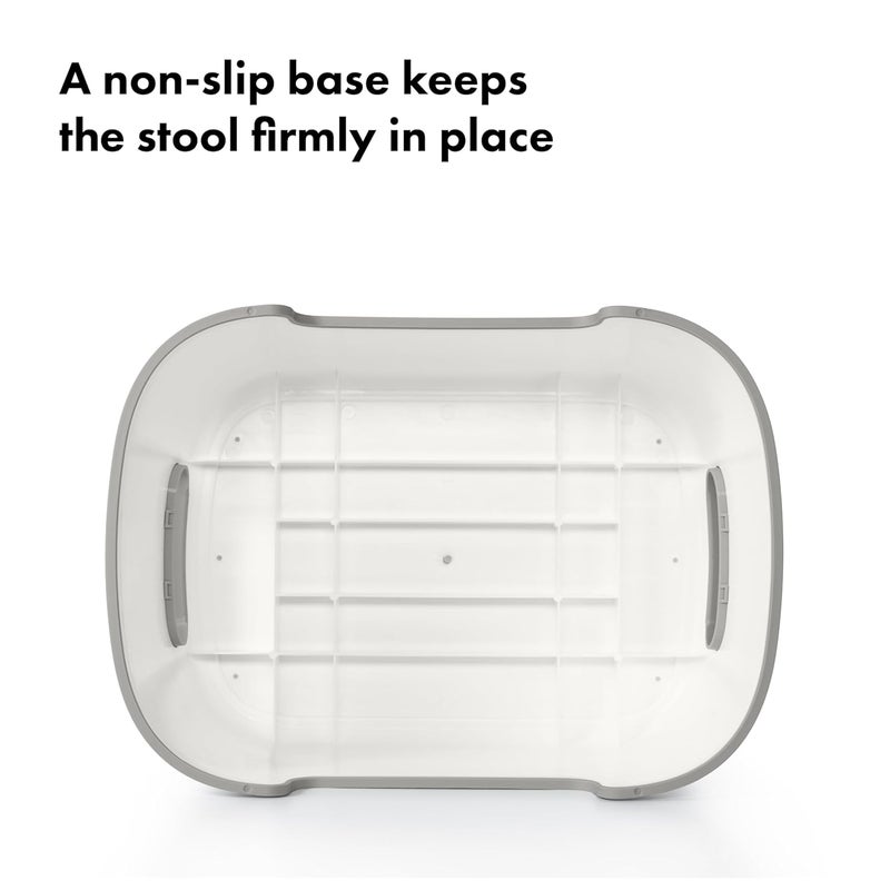 OXO Tot Step Stool Gray 7 Inch Pack of 1 - Image 5