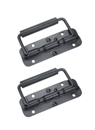 2Pcs Box Handles Spring Folding Handle Metal Chest Handle Flight Case Handle, Stainless Steel Spring Loaded Box Handle Luggage Hardware for Toolbox Storage Boxes Replacement (122x41mm) - pzsku/ZBF618F70A5DB6676138CZ/45/_/1724748741/5f6fe30b-1b96-4562-96c4-14eb9973ddc0