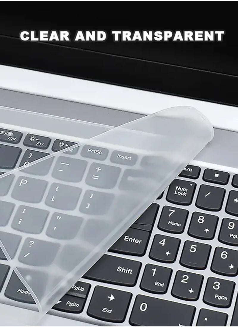 Generic - 15 To 17 Inches Laptop Keyboard Case Notebook Keyboard Skin Protector Cover,Keyboard Protective Film Clear - Image 1
