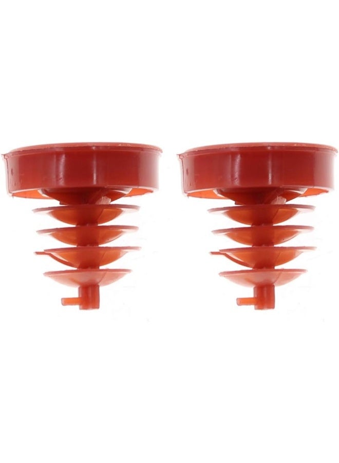 AUTOKAY AUTOKAY Hydraulic Power Steering Pump Red Reservoir Cap Plug Cover Fit for Honda for Acura (Pack of 2)  - Image 5