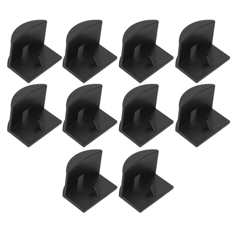 Adhesive Hat Hooks: 10Pcs Invisible Curved Design - No Damage Hat Shape, Easy Stick Wall Hat Storage Solution for Hat Collection, Headphones and Small Pendants - Image 4