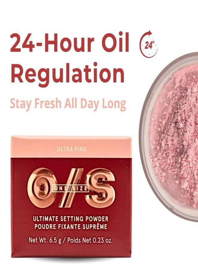 One size بودرة تثبيت بلورينغ بحجم السفر - وردي فائق - للون البشرة الفاتح إلى المتوسط - Image 2