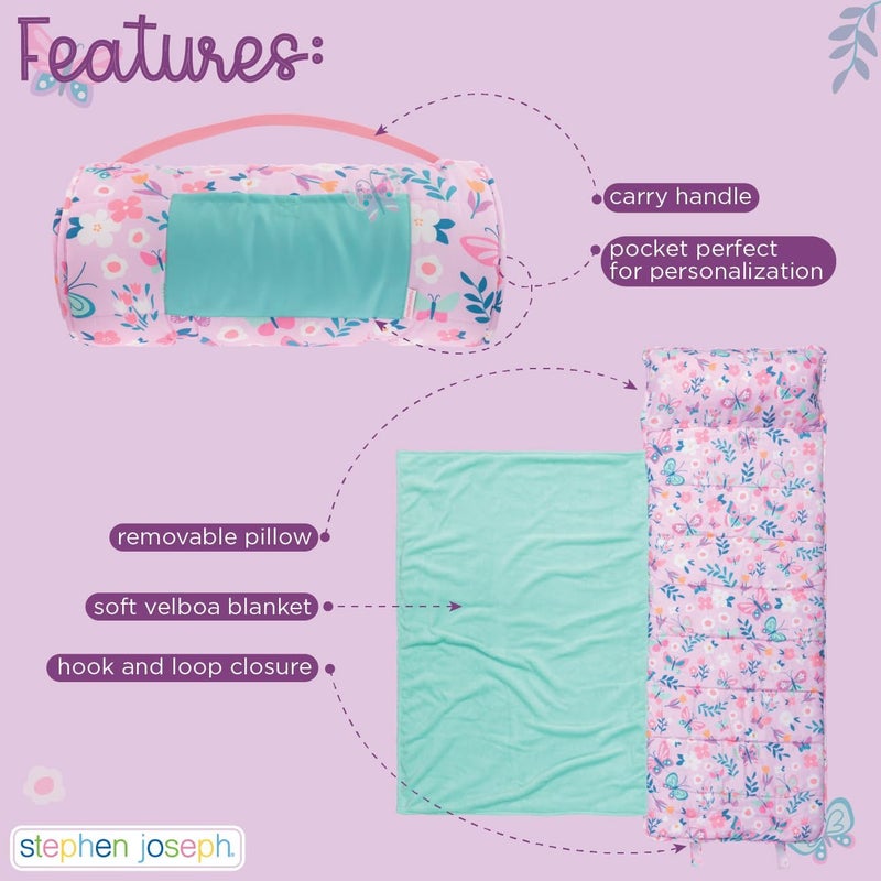 Stephen Joseph All Over Print Nap Mat in Pink Unicorn - Image 4