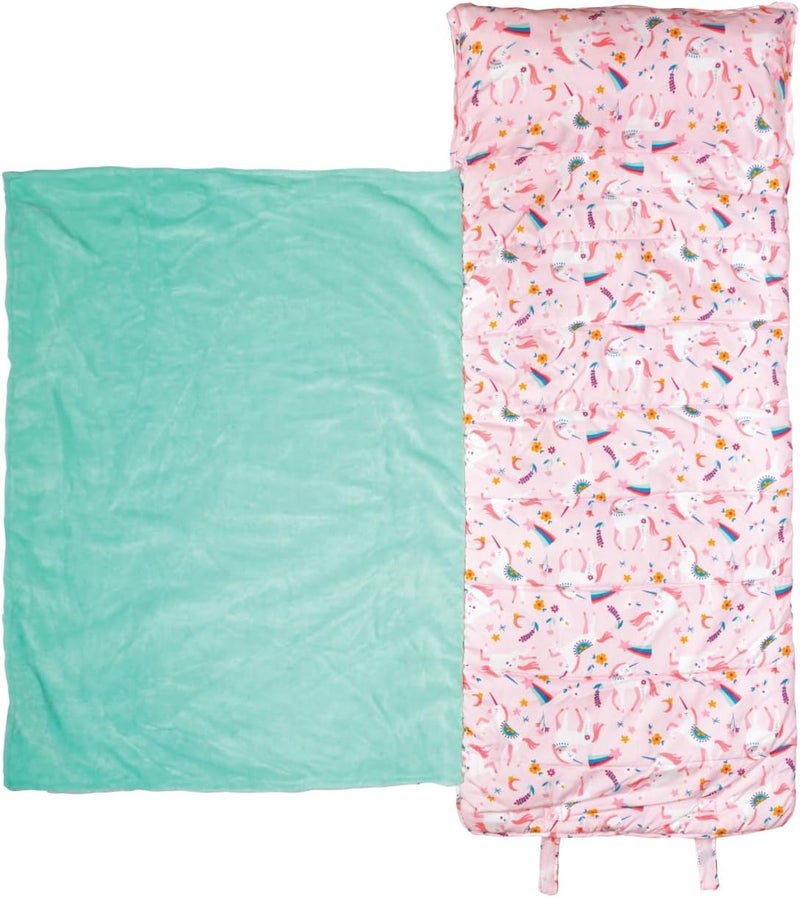 Stephen Joseph All Over Print Nap Mat in Pink Unicorn - Image 1