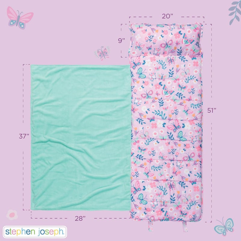 Stephen Joseph All Over Print Nap Mat in Pink Unicorn - Image 3