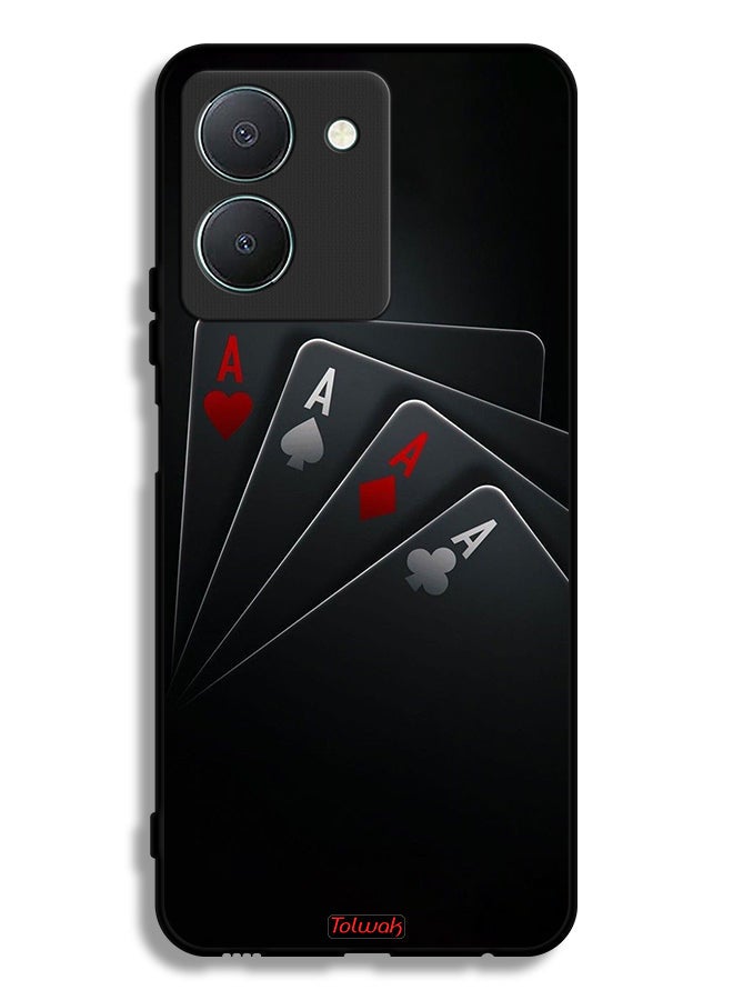 Tolwak Vivo Y36 5G Protective Case Cover Cards A  - Image 1