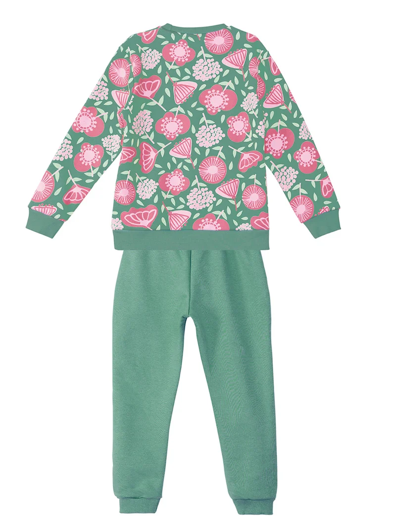 Denokids Flower Garden Girl Tracksuit