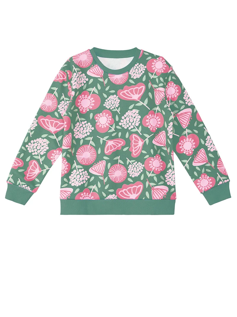 Denokids Flower Garden Girl Tracksuit